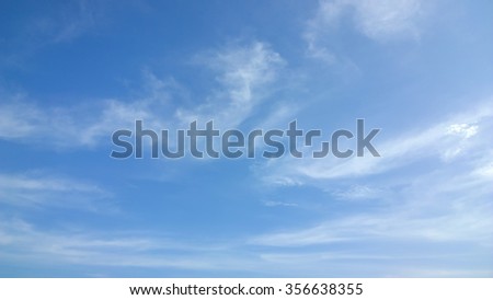 The cloud on sky