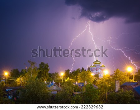 Thunderstorm in The City