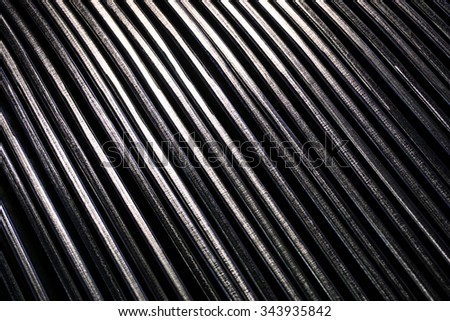abstract of oblique metal line for background used