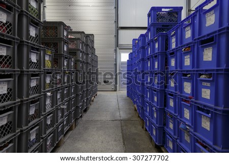A warehouse full of items
