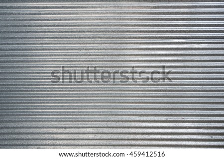 old weathered corrugated zinc texture background with rust