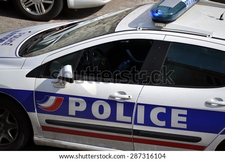 Marseille, France - June 15 2015 : A major police operation took place in the city of Castellane in Marseille, with the arrest of 33 people and the seizure of weapons and drugs.