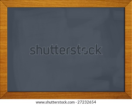 Grey school board  blackboard  isolated on white(2 of 3 - black,green,gray).