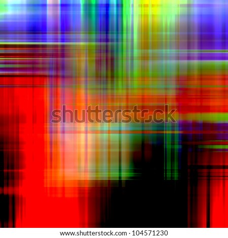 art abstract vibrant rainbow pattern blurred background with red, green and blue blots