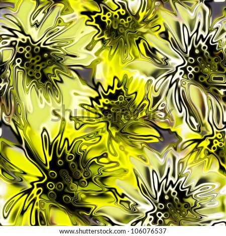 art glass floral background for family holidays