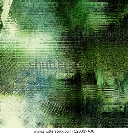 art abstract geometric, grunge, textured green, white and black background