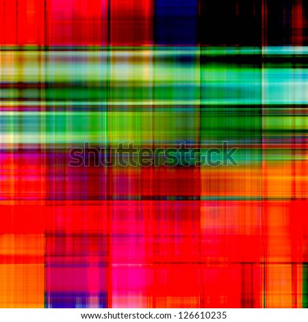 art abstract rainbow geometric pattern blurred background with vertical and horizontal stripes in bright red, gold and green colors