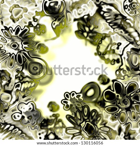 art glass floral colorful background with space for text, for family holidays