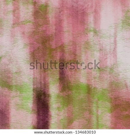 art abstract watercolor background on paper texture in light peach and green colors