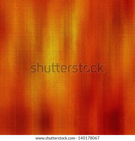 art abstract painted background on fabric texture in red, orange and golden colors
