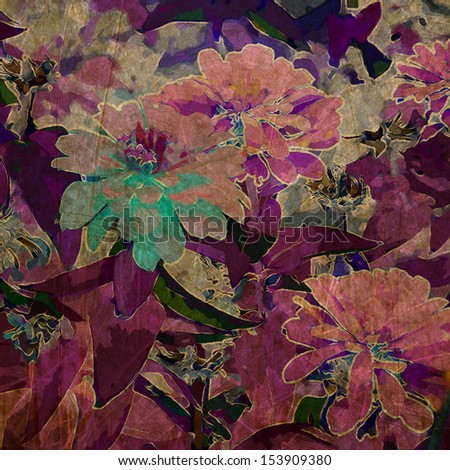 art grunge floral vintage background in purple violet and pink colors art grunge floral vintage background in purple violet and pink colors