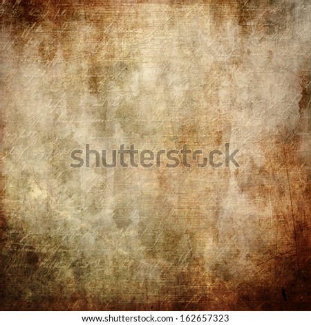 art abstract grunge, textured, scratched background in beige, grey and brown