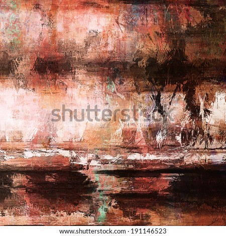 art abstract colorful acrylic background in white, peach, orange, grey and brown colors