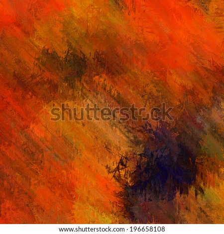 art abstract acrylic and pencil red, brown, orange, green and gold background