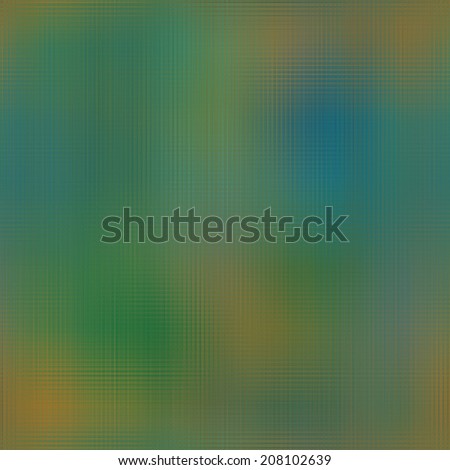 art abstract glass textured background in green, gold and blue colors; seamless pattern