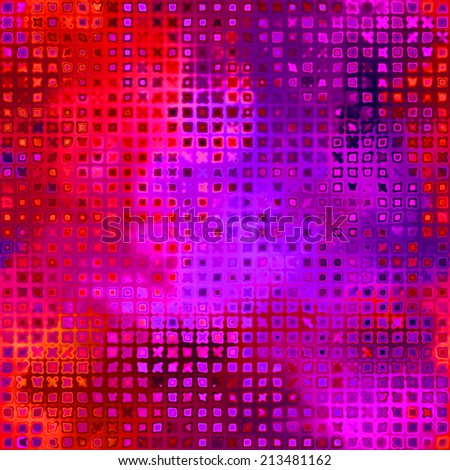 art abstract pixel geometric seamless pattern background in fuchsia, pink, coral rad and violet colors