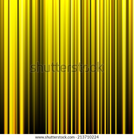 art abstract geometric vertical striped pattern; bright colorful background in gold, yellow, black, brown and green colors