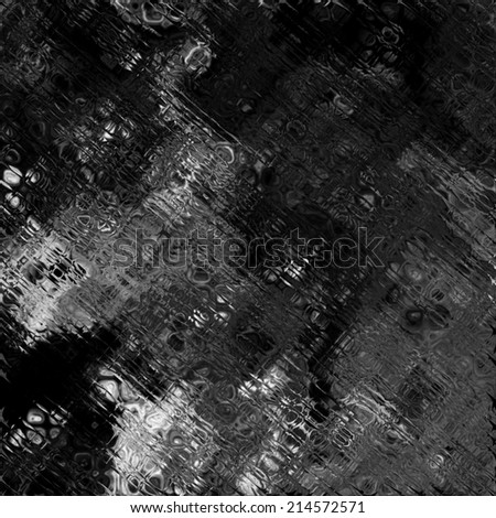 art abstract glass textured monochrome background in white, dark grey and black colors; seamless pattern