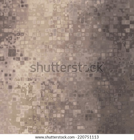 art abstract pixel geometric  pattern background in grey, beige and white colors