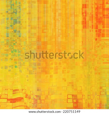 art abstract pixel geometric  pattern background in gold, yellow, orange, red and green colors