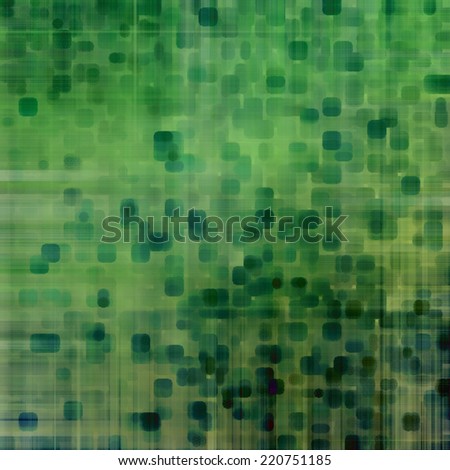 art abstract pixel geometric  pattern background in green colors