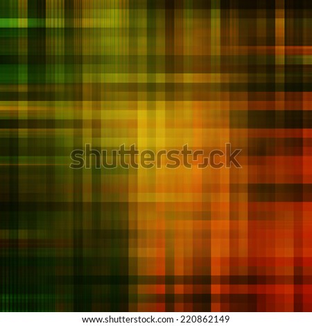 art abstract geometric pattern blurred background in red, green, brown and gold colors