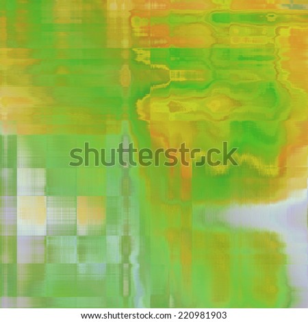 art abstract colorful graphic background in green and gold colors