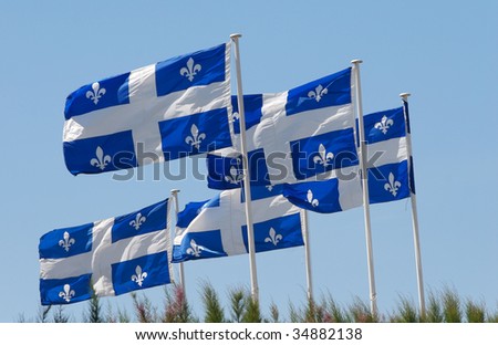 A quebec flags on the wing