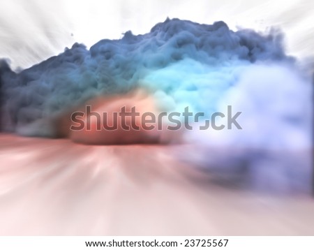 Abstract smoke pattern. For other similar images from the series, please, check my portfolio.