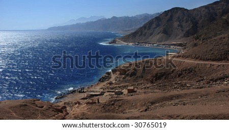 Sinai, Egypt coast landscape near Dahab. For other similar images from the series, please, check my portfolio.
