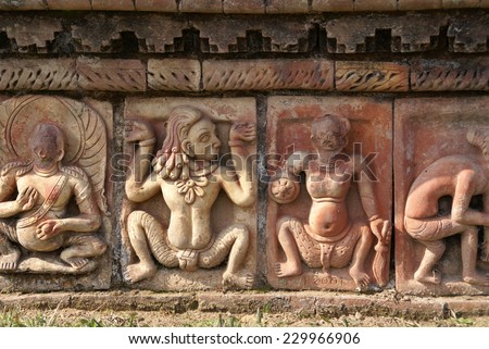 World heritage, God of the Ruins of the Buddhist Vihara at Paharpur people, Bangladesh