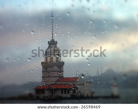 turkish flag in istanbul,