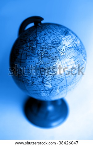close up shot of a plastic globe