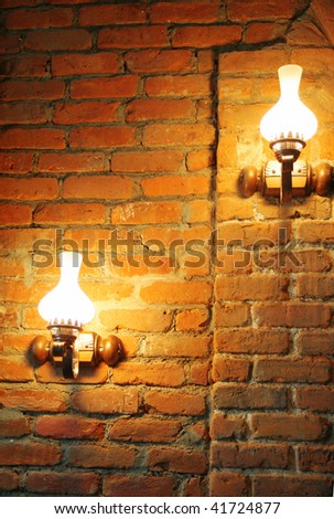 a detail shot of a decorative lights on the wall