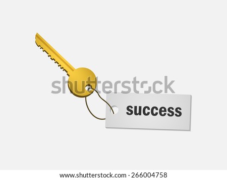 key to success. business