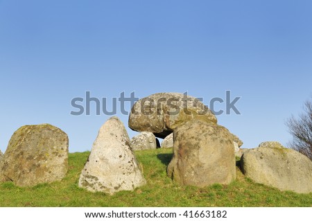 A Stone/Iron age burial mound.