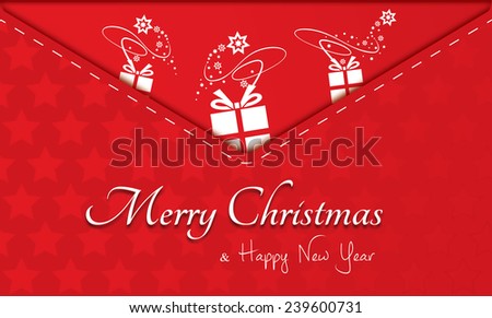 merry christmas invitation, postcard, winter, gift voucher