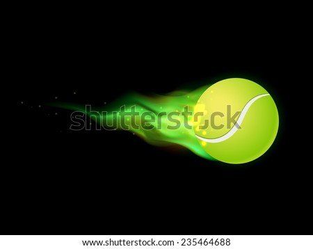 Flaming Tennis Ball Flaming Tennis Ball
