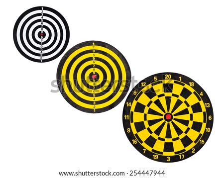Sport Dart go to target and success