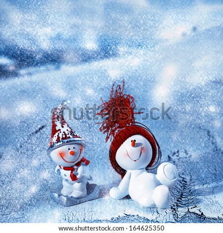 happy snowmen