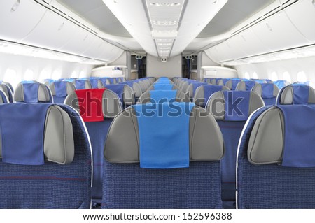 Gniezno, Poland - August 4: Interior Of The New Boeing 787 Dreamliner During A Training Flight From Bydgoszcz To Wroclaw On August 4, 2013 In Gniezno, Western Poland.