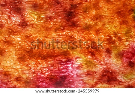 Multicolor abstract fabric texture of wool with stains  .  Craft background