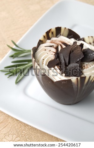 Mocha Chocolate Mousse Cake