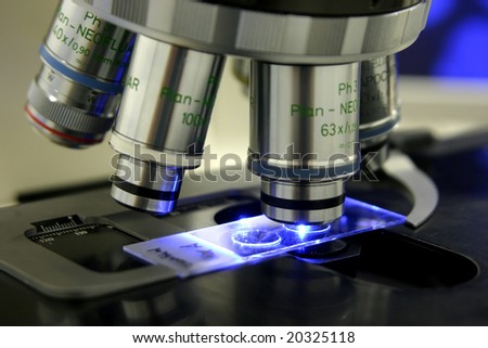Microscope in a Laboratory
