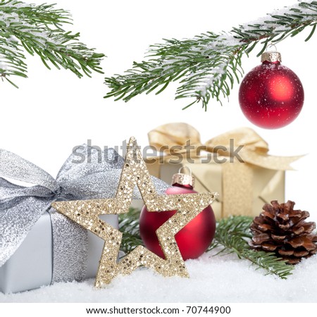Christmas Presents under the christmas tree