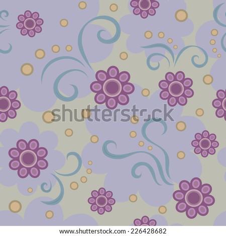 Floral  purple background purple flower 1