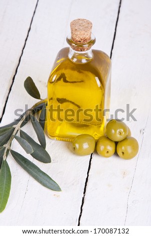 bottle of extra virgin olive oil bottled