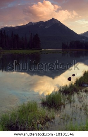 Pettit Lake Sunset, Sawtooth National Recreation Area, Idaho