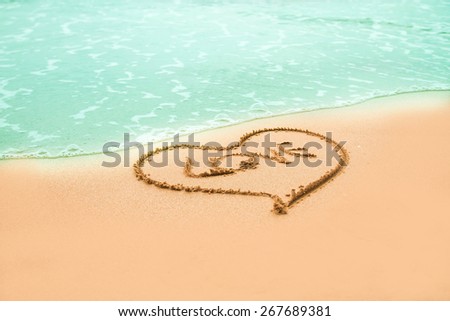 wave of the love hart sea