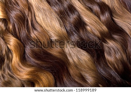 Natural human hair background